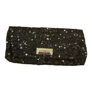 VICTORIAS SECRET Black Sequin Clutch